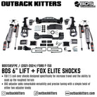 BDS Suspension - 6" Lift Kit for 2021+ Ford F150 with Fox Shocks