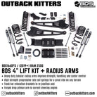 BDS Suspension 4" Lift Kit for 2019+ Ram 2500 with Fox Shocks