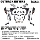 BDS Suspension 3" Coilover Lift Kit for 2011-2019 Chevy Silverado 2500