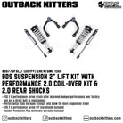 BDS Suspension 2" Lift Kit with Fox Shocks for Chevy/GMC 1500 (2019-2023)