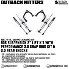 BDS Suspension 2" Lift Kit with Fox Shocks for Chevy/GMC 1500 (2019-2023)