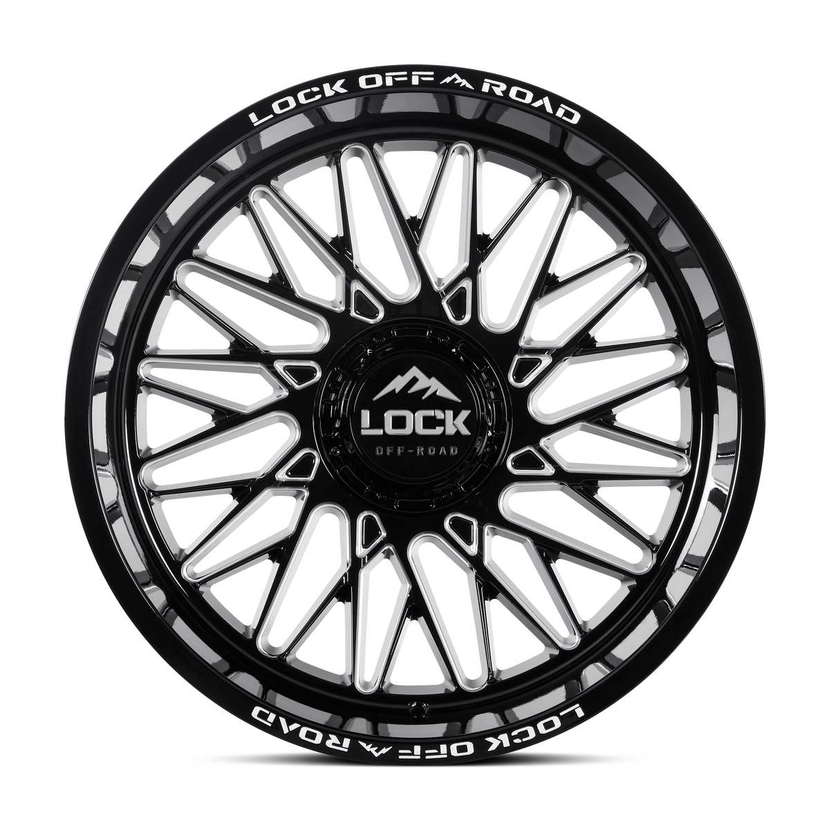 Lock Offroad X-Treme BANDIT - GLOSS BLACK MILLING image 2