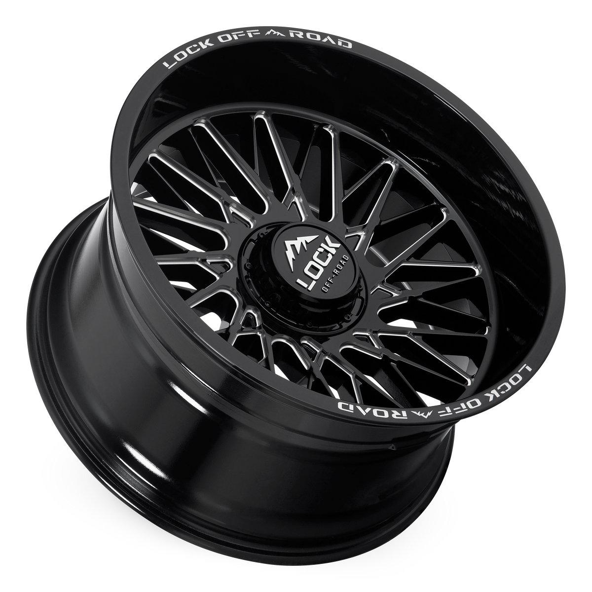 Lock Offroad X-Treme BANDIT - GLOSS BLACK MILLING image 3