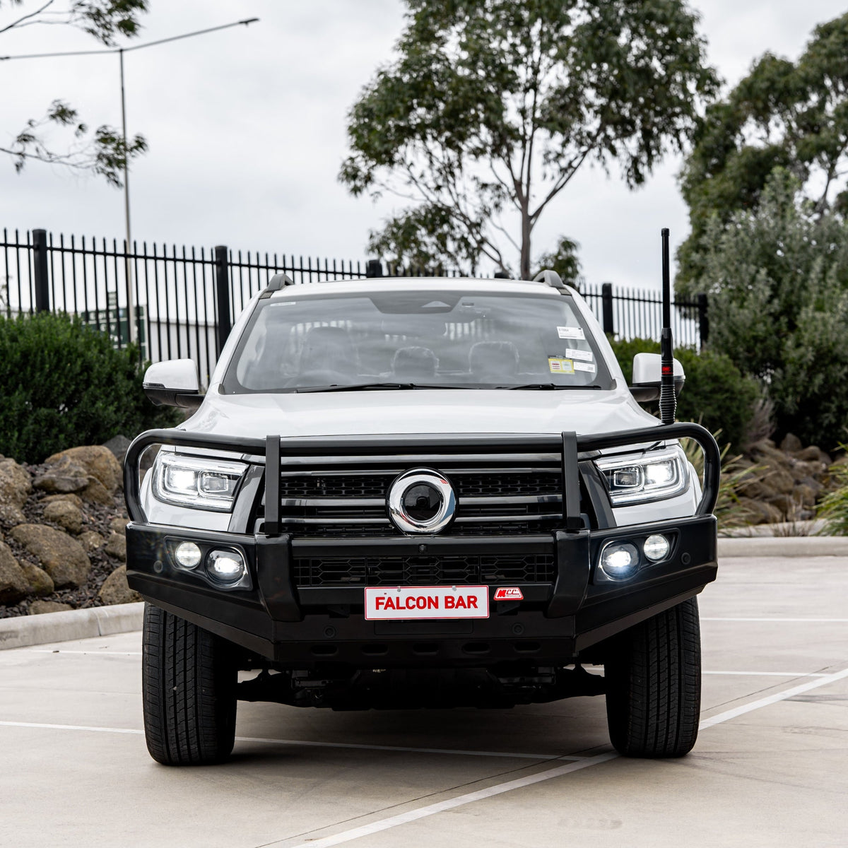 Great Wall Cannon 2025-On Facelift 2025-On 707-02 Falcon Bull Bar Black A-Frame Package (No Foglight)