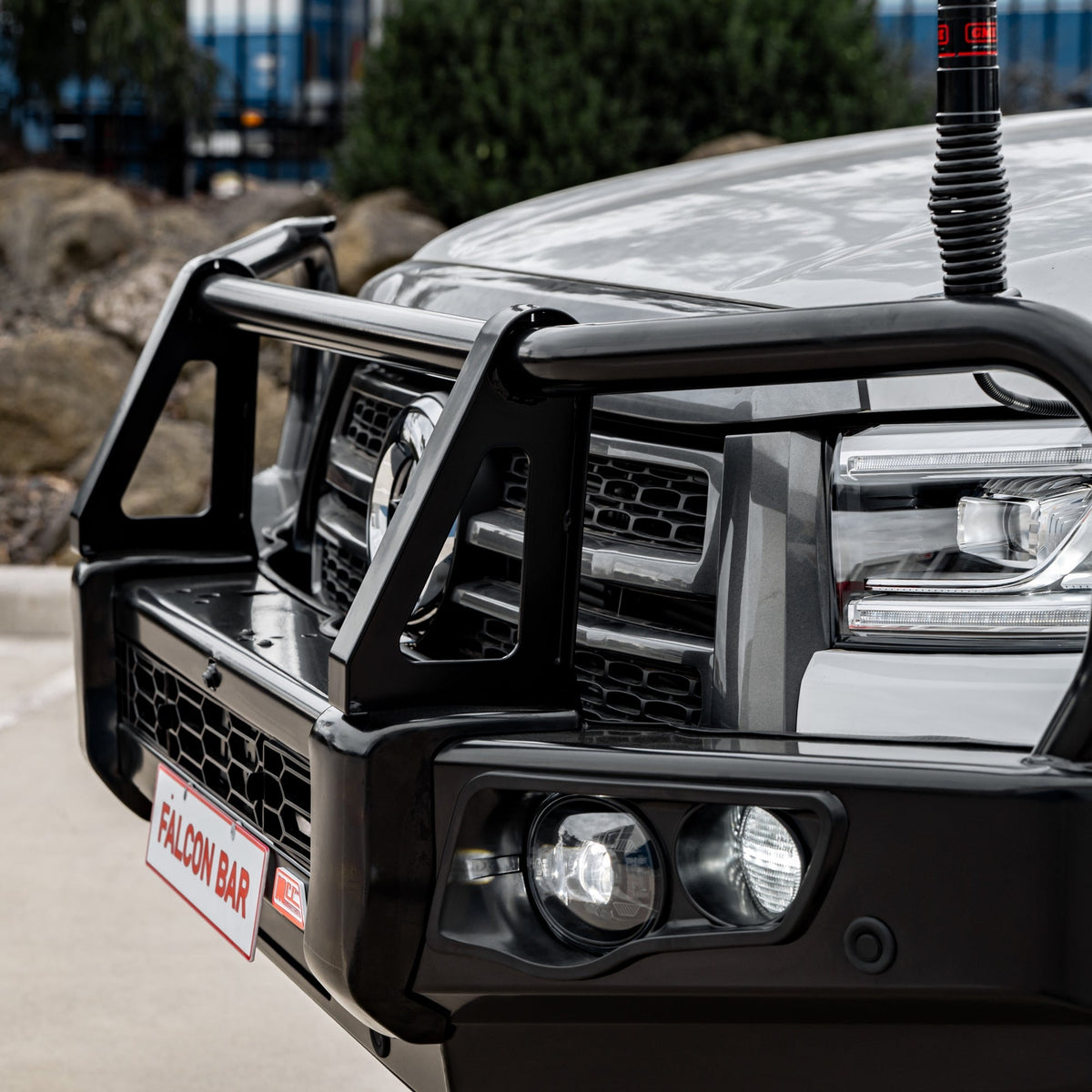 Great Wall Cannon 2025-On Facelift 2025-On 707-02 Falcon Bull Bar Black A-Frame Package (No Foglight)