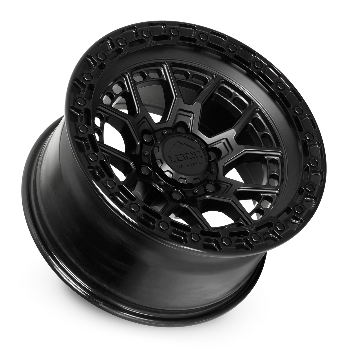 Lock Offroad COMMANDO - MATTE BLACK | GLOSS LIP - view 3