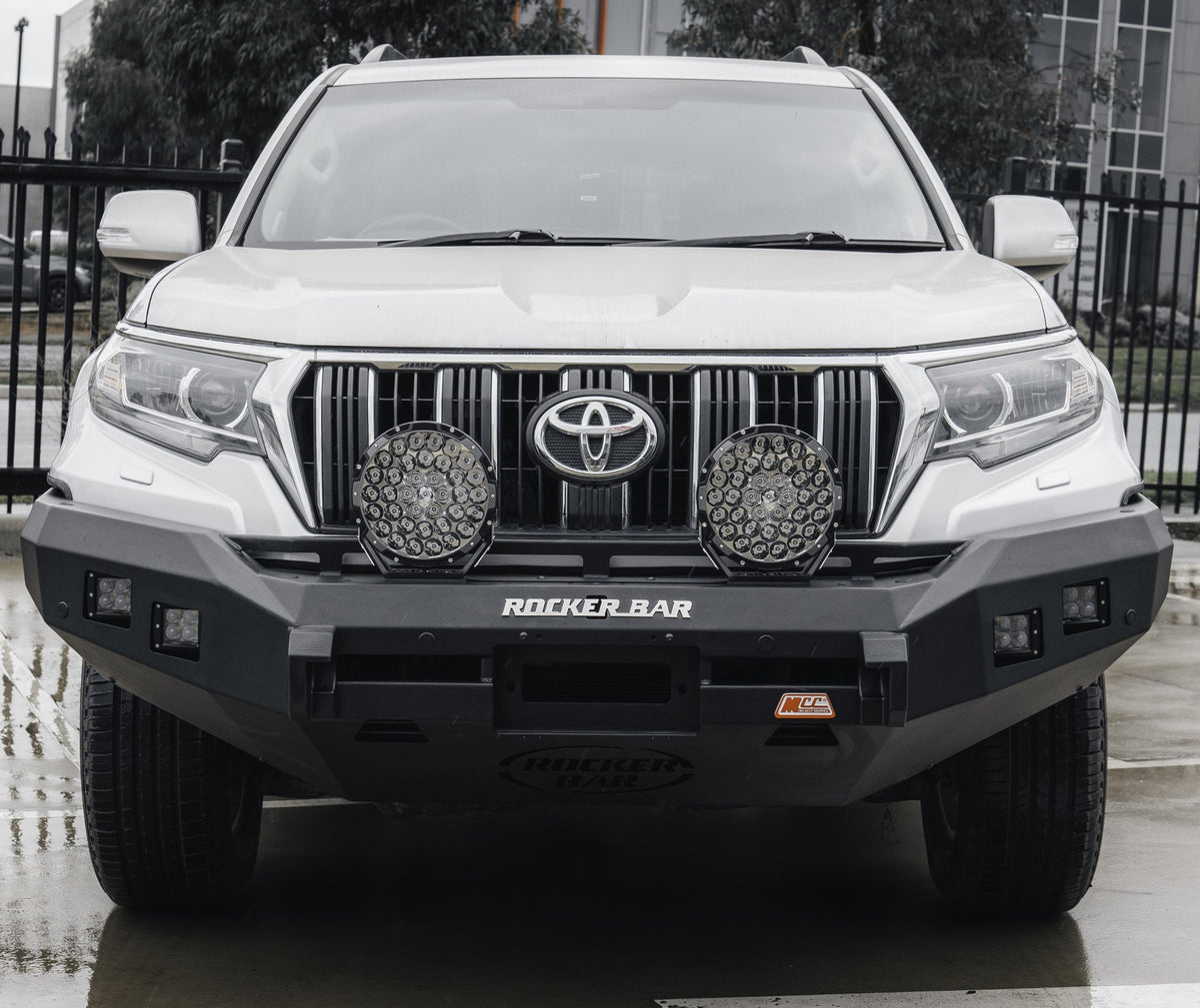 Prado 150 facelift 2017-Current 078-01SQ Rocker Bull Bar No Loop Package - SKU MCC-01020-7801SQ