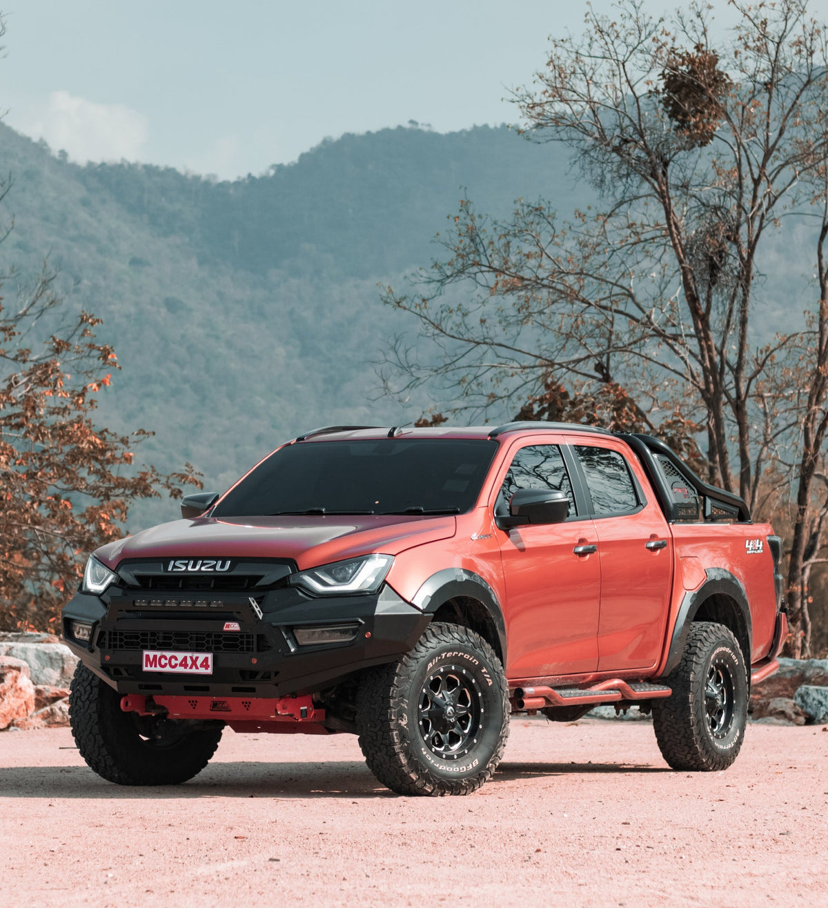 Dmax RG 2020-2024 909-01 Alloy Pegasus Bull Bar Bumper Replacement Package - SKU MCC-08007-901