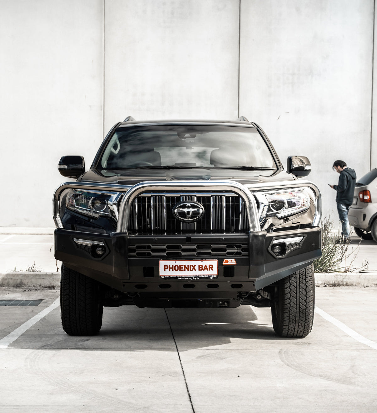 Prado 150 facelift 2017-Current 808-01 Phoenix Bull Bar Triple Stainless Loops Package - SKU MCC-01020-801