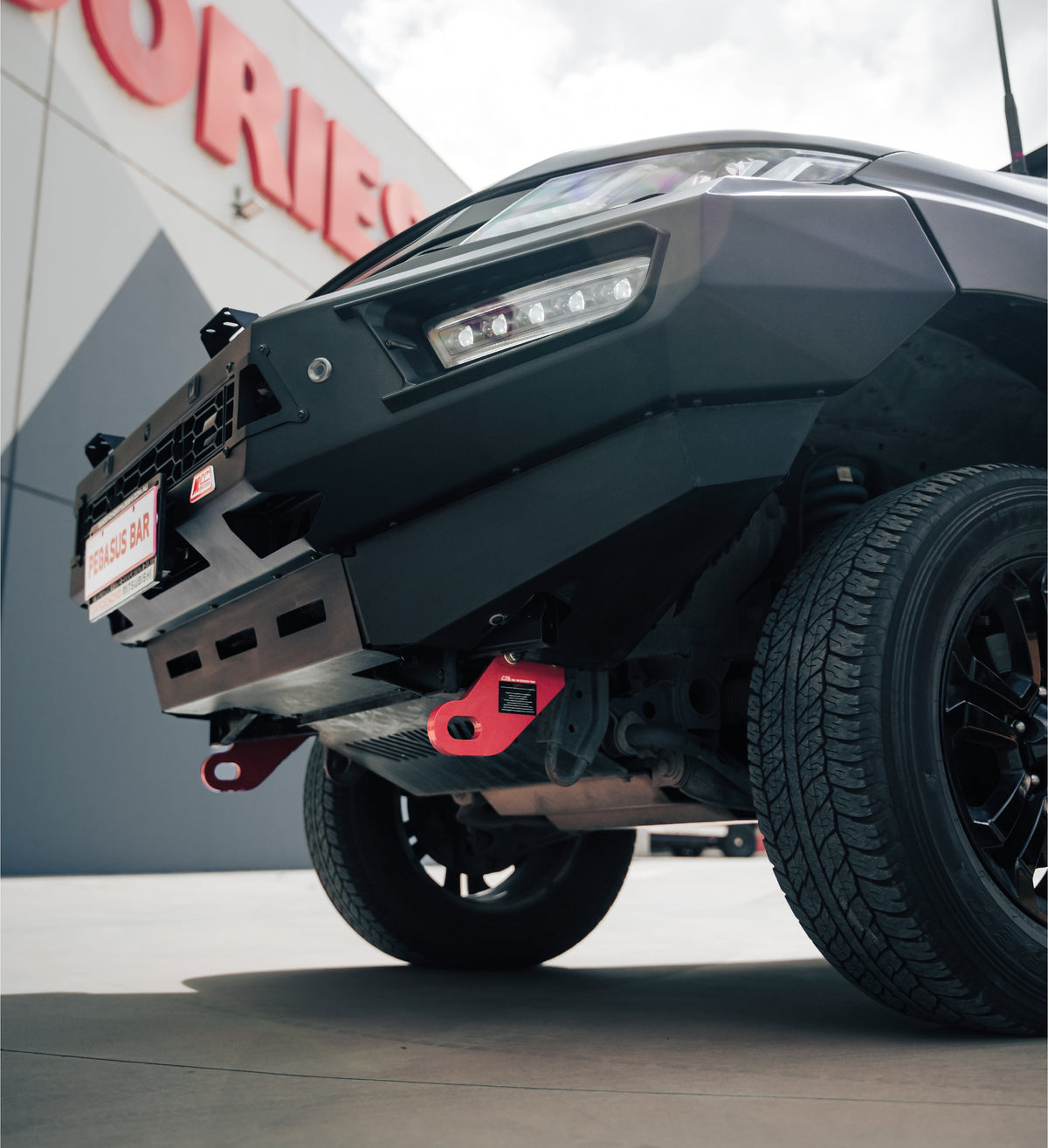 Triton MR 2019-Present 909-01 Alloy Pegasus Bull Bar Bumper Replacement Package - SKU MCC-02011-901