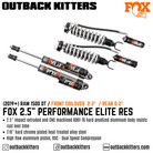 Fox Performance Elite 2.5" Remote Res Shocks for 2019+ Ram 1500 DT