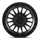 Lock Offroad GRIT - MATTE BLACK W GLOSS BLACK RING - view 2