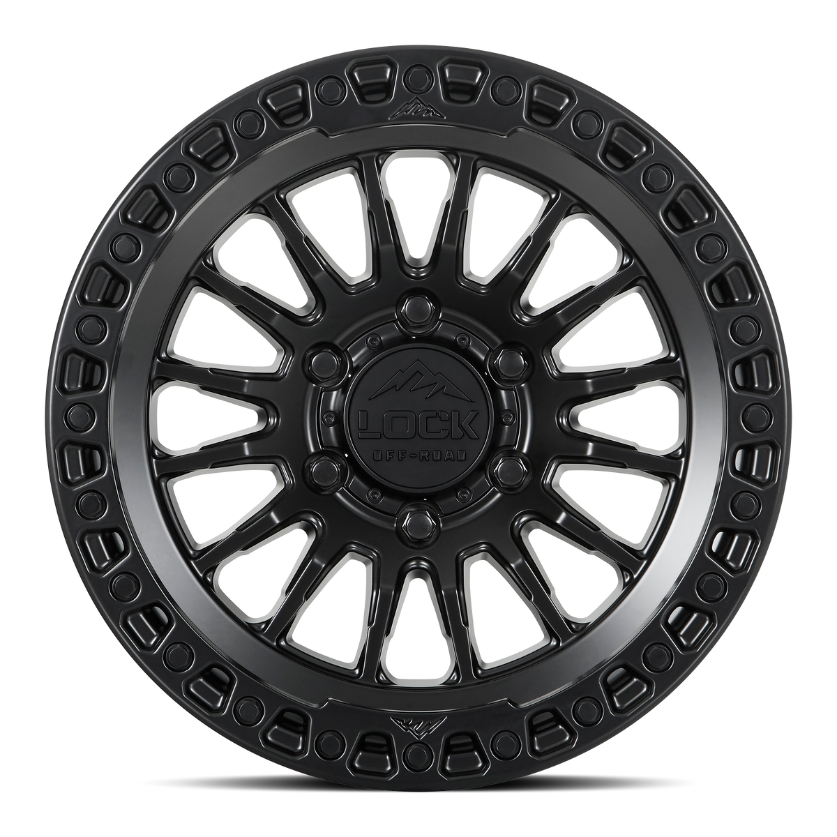 Lock Offroad GRIT - MATTE BLACK W MATTE BLACK RING - view 2
