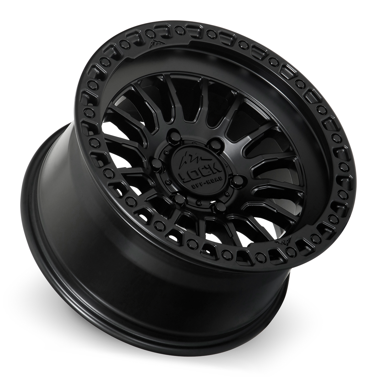 Lock Offroad GRIT - MATTE BLACK W MATTE BLACK RING - view 3