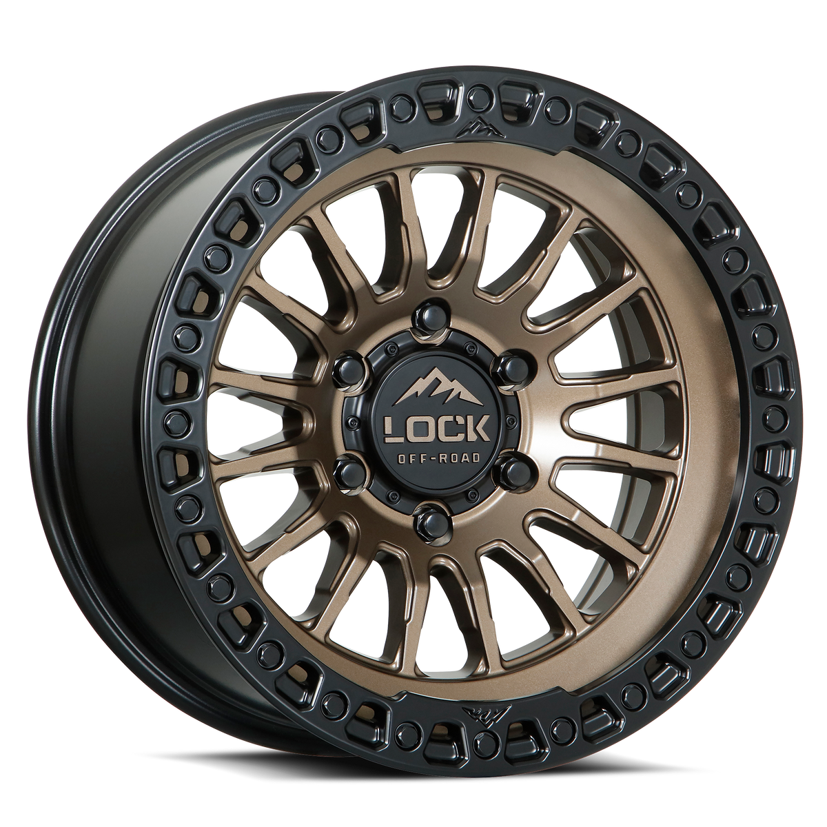 Lock Offroad GRIT - MATTE BRONZE W MATTE BLACK RING - view 1