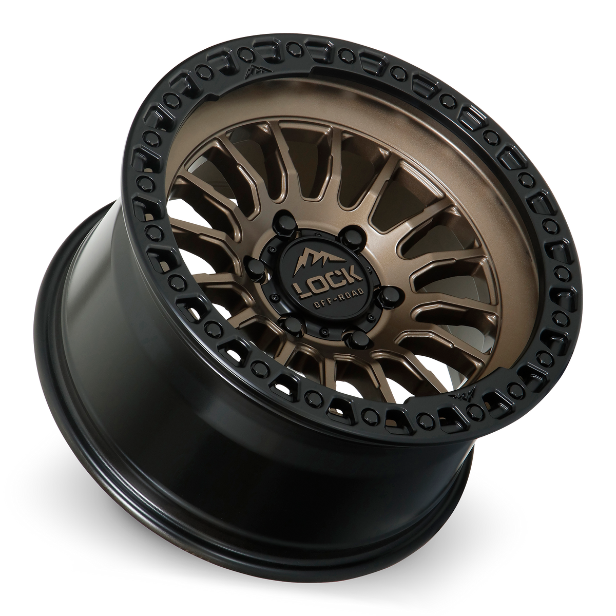 Lock Offroad GRIT - MATTE BRONZE W MATTE BLACK RING - view 3