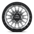 Lock Offroad GRIT - MATTE GREY W MATTE BLACK RING - view 2