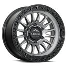 Lock Offroad GRIT - MATTE GREY W MATTE BLACK RING - view 1