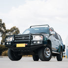Toyota Hilux 1997-2004 707-02 Falcon Bull Bar Black A-Frame Package (No Foglight) - SKU MCC-01001-702UP