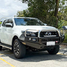 BT50 2025-On Facelift 707-01 Falcon Bull Bar Triple Stainless Loops Package (LED Foglight)