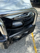 BT50 2025-On Facelift 707-01 Falcon Bull Bar Single Stainless Loop Package (LED Foglight)