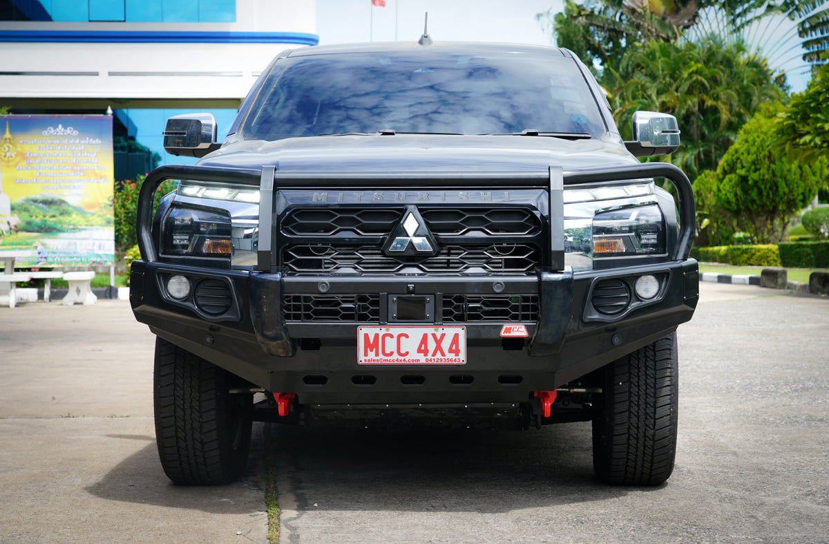 Triton MV 2024-On 707-02 Falcon Bull Bar Black A-Frame Package (No Foglight)