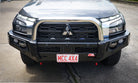 Triton MV 2024-On 707-01 Falcon Bull Bar Single Stainless Loop Package (LED Foglight)
