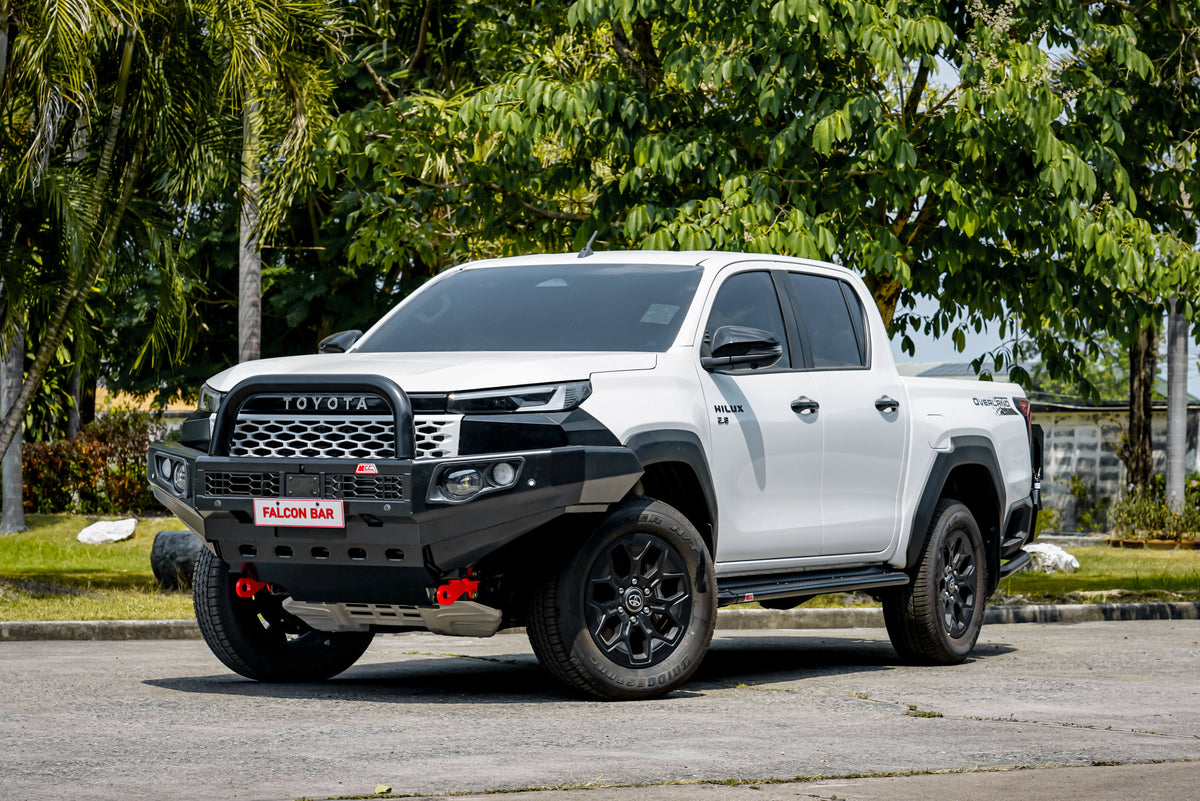 Hilux 2026-On (9th Gen) 707-01 Falcon Bull Bar Single Black Loops Package (LED Foglight)
