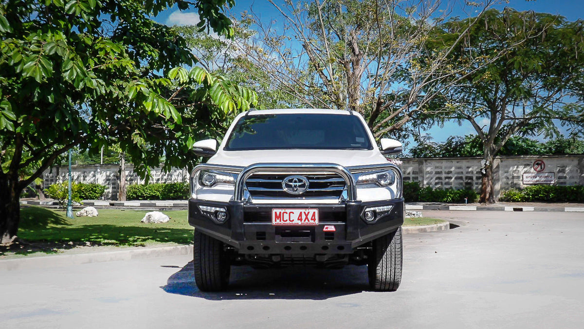 Fortuner 2015-2020 808-01 Phoenix Bull Bar Triple Stainless Loops Package - SKU MCC-01018-801