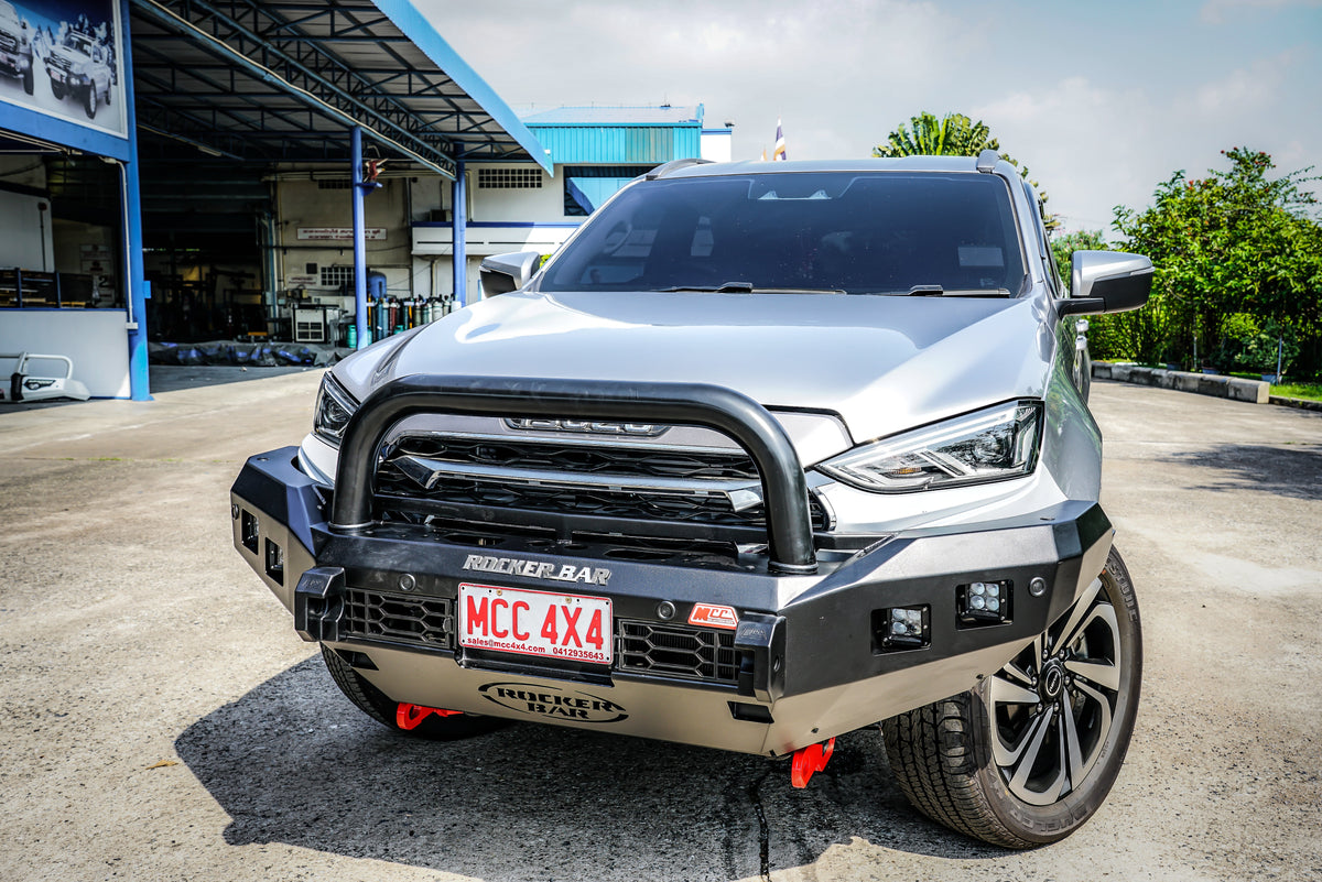MUX Gen 3 2020-2025 078-01SQSBL Rocker Bull Bar Single Sand Black Loop Package - SKU MCC-08008-7801SQSBL