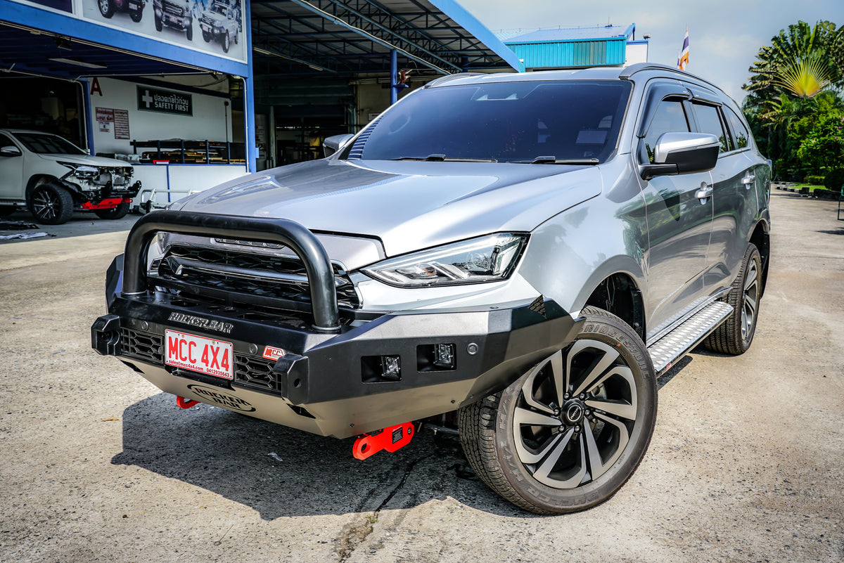 MUX Gen 3 2020-2025 078-01SQSBL Rocker Bull Bar Single Sand Black Loop Package - SKU MCC-08008-7801SQSBL