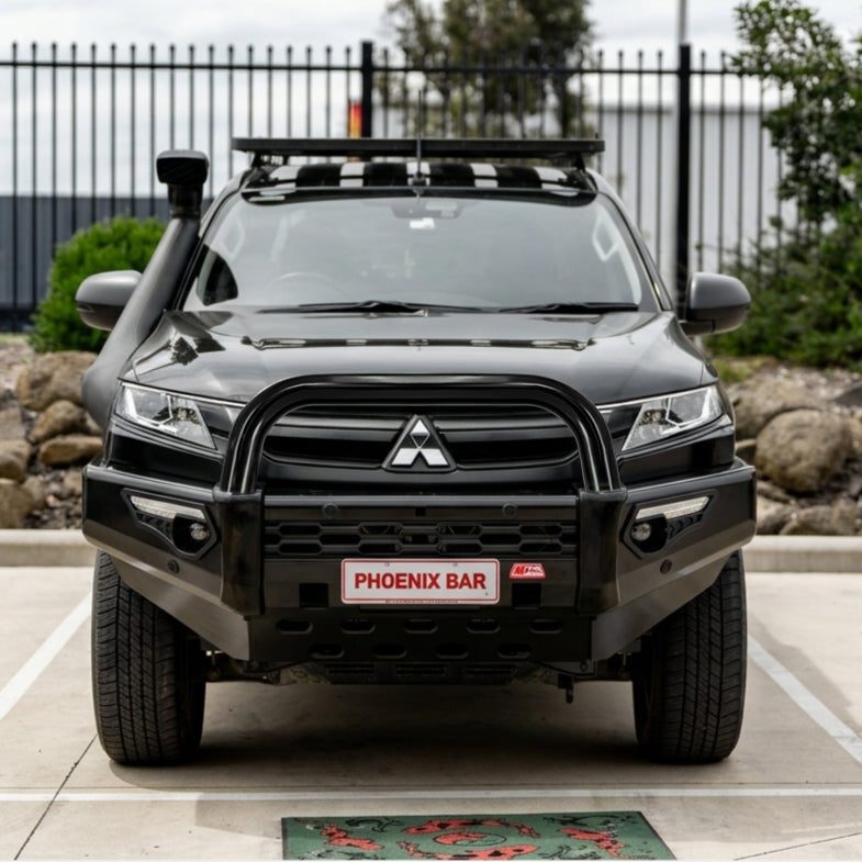 Triton MR 2019-Present 808-01 Phoenix Bull Bar Single Black Loop Package