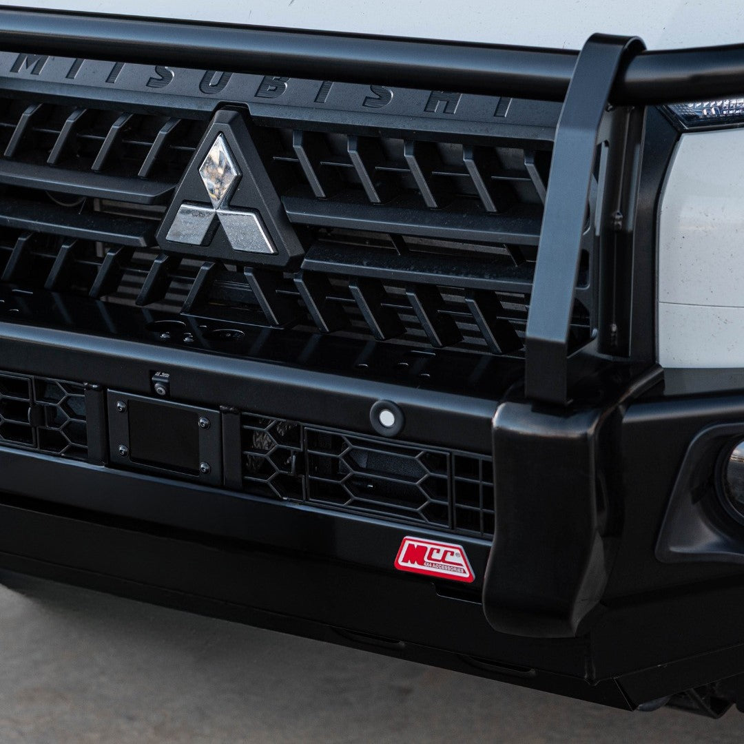 Triton MV 2024-On 707-02 Falcon Bull Bar Black A-Frame Package (LED Foglight)