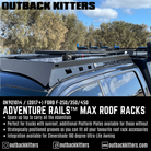 Outback Kitters Adventure Rails™ MAX Roof Rack for 2020+ Ford F-250/F-350/F-450