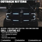 Grille Lighting Kit - 4 x 14" LEDs for Ford F250 / Chev 2500 / GMC 2500