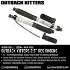 Outback Kitters 2.5" Reservoir Shocks for Ram 3500 (2019+)