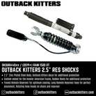 Outback Kitters 2.5" Reservoir Shocks for Ram 1500 DT (2019+)