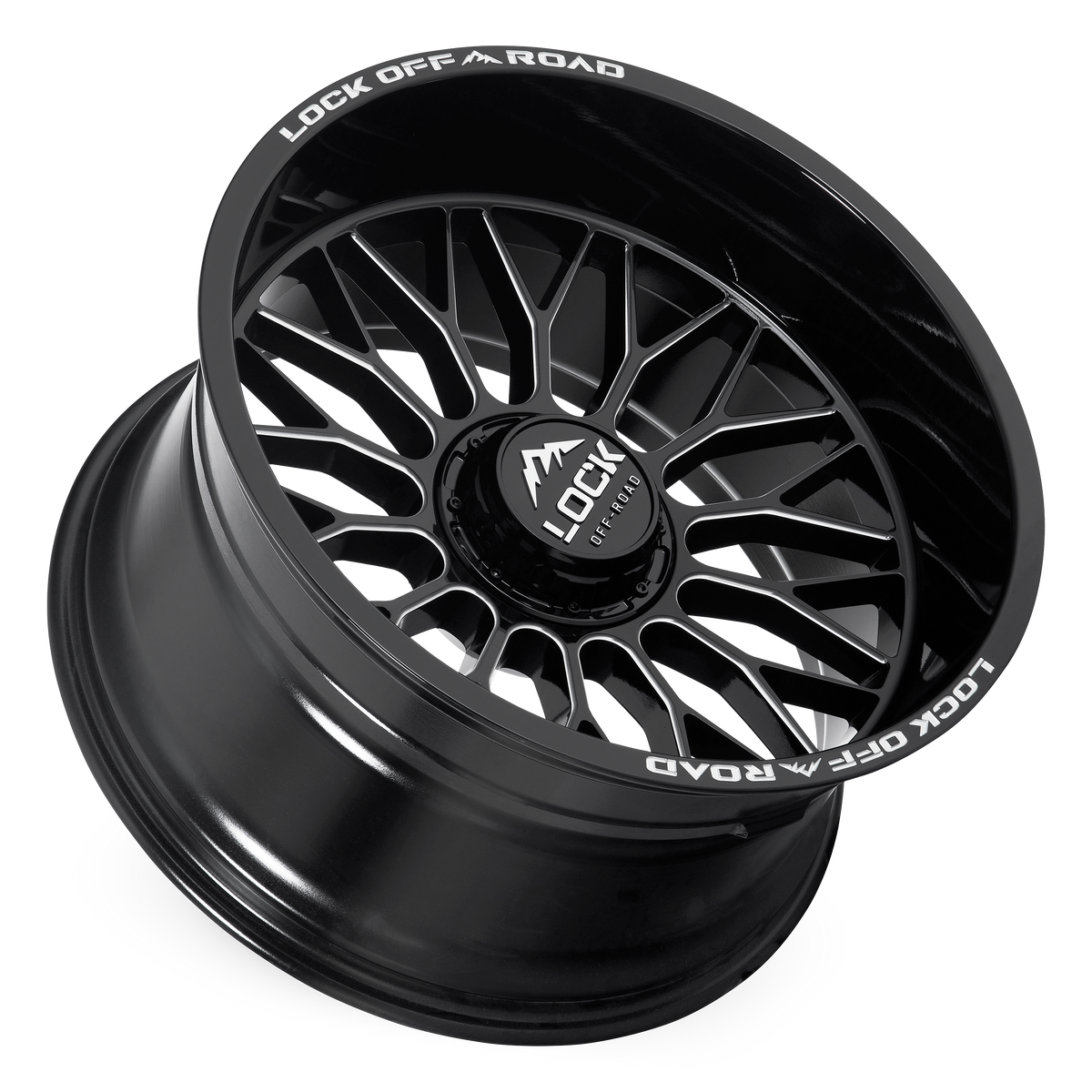 Lock Offroad X-Treme RAMPAGE - GLOSS BLACK MILLING image 3