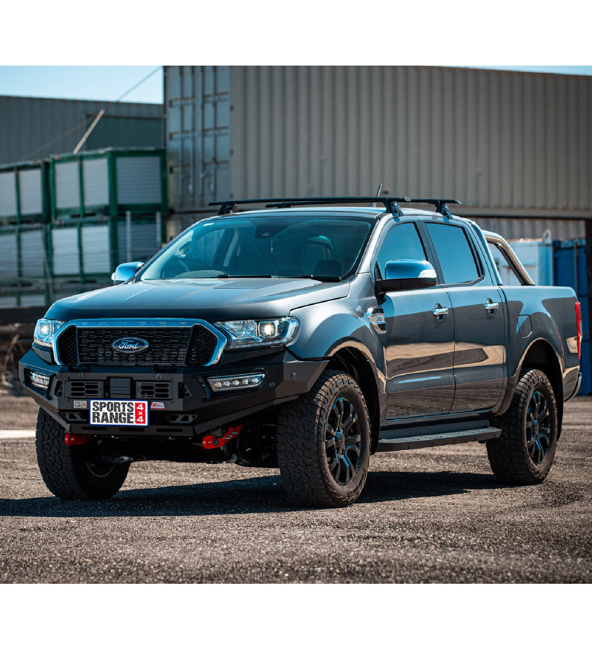 Ranger/Everest Tech Pack PX 3 2019-2022 (Tech Pack) 909-01 Alloy Pegasus Bull Bar Bumper Replacement Package - SKU MCC-05009-901