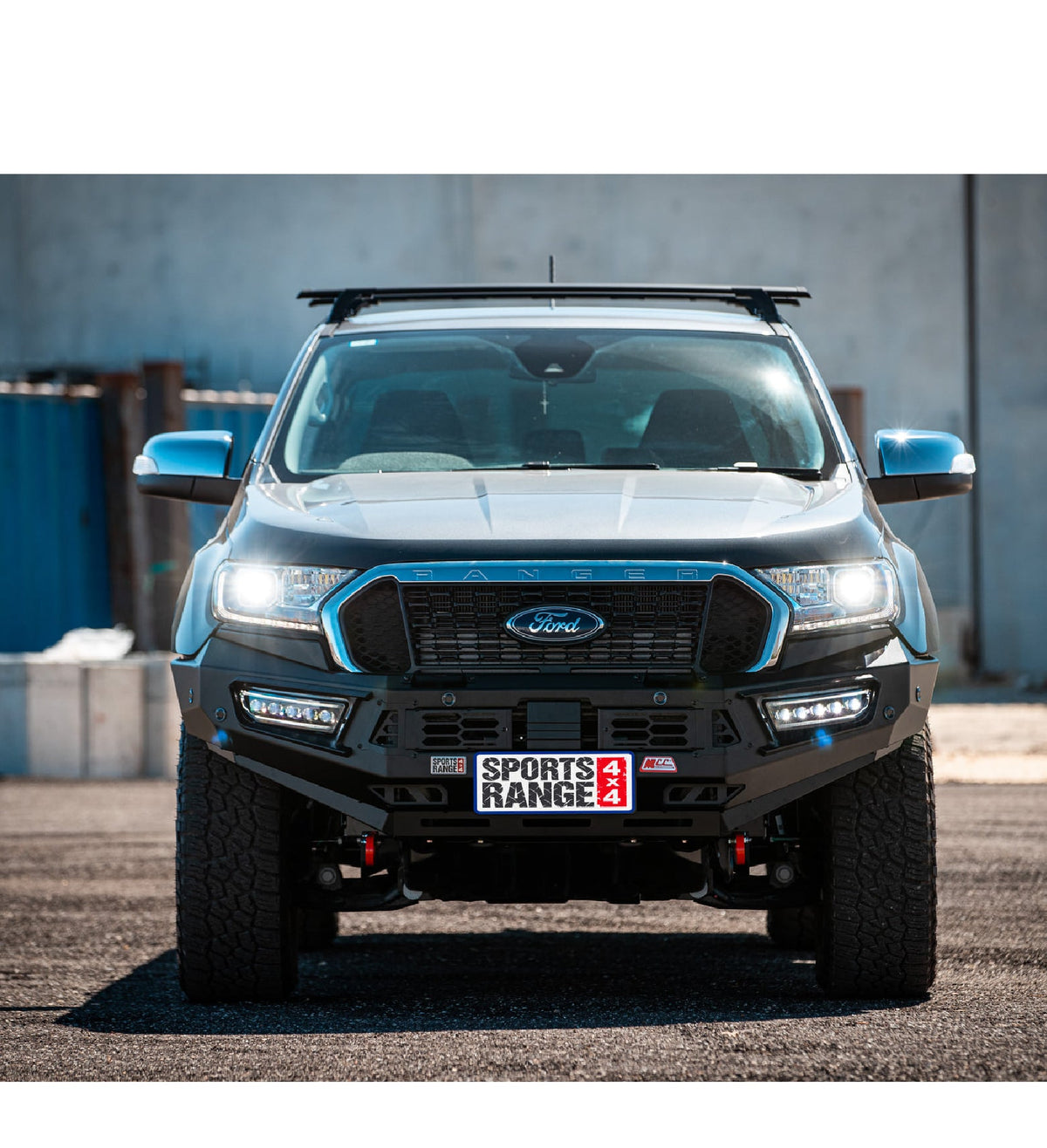 Ranger/Everest Tech Pack PX 3 2019-2022 (Tech Pack) 909-01 Alloy Pegasus Bull Bar Bumper Replacement Package - SKU MCC-05009-901