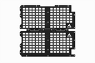 Camper Rear Door Molle Plates