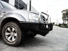 Ranger PJ 2007-2009 707-01 Falcon Bull Bar Triple Stainless Loops Package (LED Foglight) - SKU MCC-05001-701FOGUP