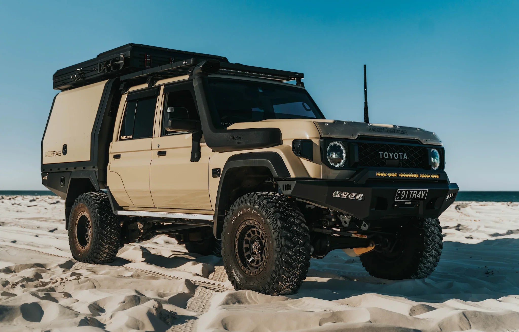 Ziggy Pre Runner Bar to suit 2024+ Toyota Land Cruiser 70 Series