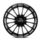 Lock Offroad X-Treme STRIKER - GLOSS BLACK MILLING image 2