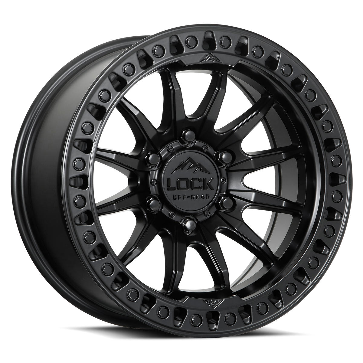 Lock Offroad TRAIL - MATTE BLACK W MATTE BLACK RING - view 1