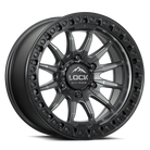 Lock Offroad TRAIL - MATTE GREY W MATTE BLACK RING - view 1