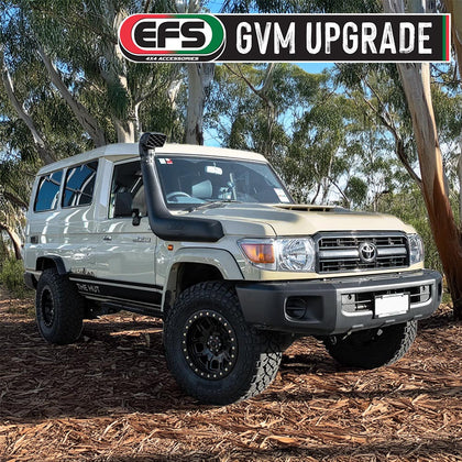 EFS Toyota Landcruiser J7 78 series wagon 09/2022+ 3950kg GVM Upgrade