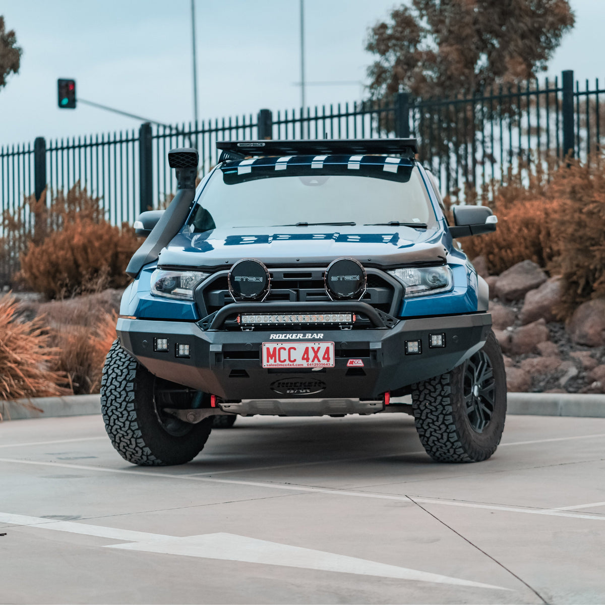 Ranger Raptor 2018-2021 078-01SQL Rocker Bull Bar Single Low Loop Package - SKU MCC-05008-7801SQL