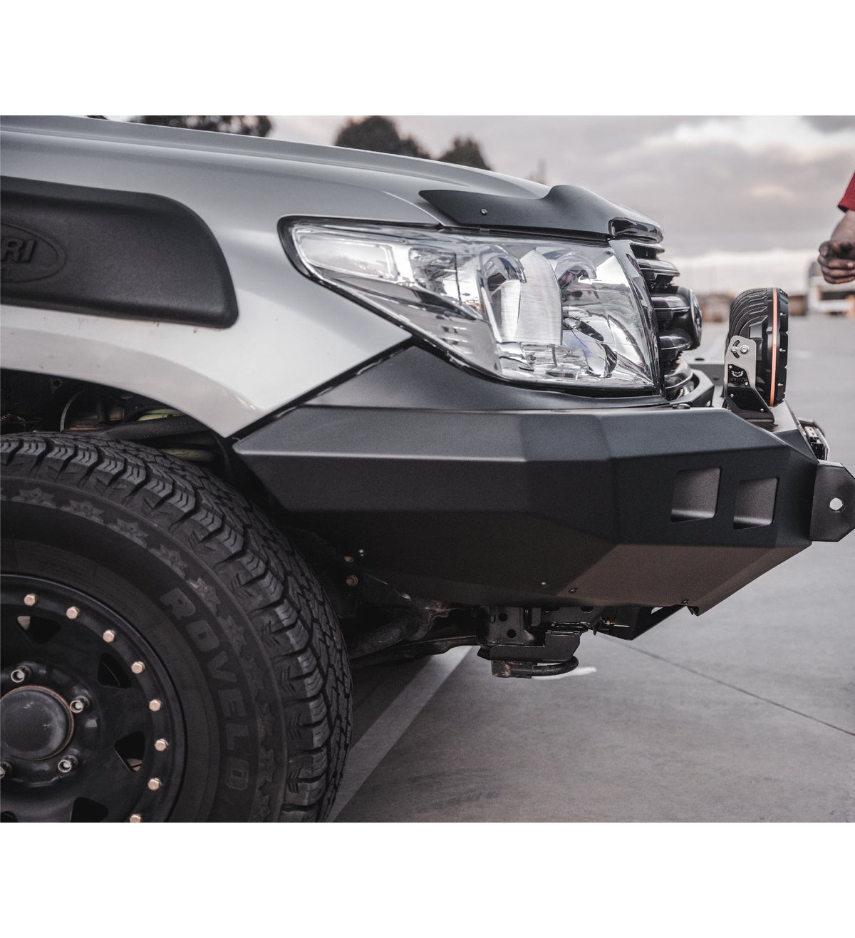 Land Cruiser 200 series prefacelift 2007-2015  078-01SQ Rocker Bull Bar No Loop Package - SKU MCC-01008-7801SQ