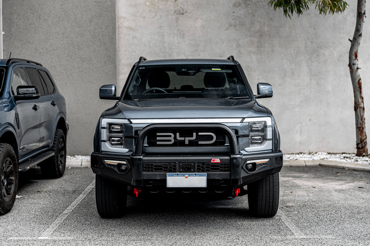 BYD Shark 6 2025-On 808-01 Phoenix Bull Bar Single Sand Black Loop Package (Sand Black)